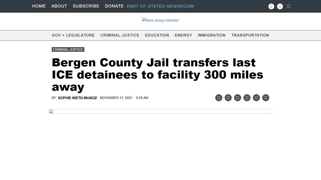 Bergen County Jail transfers last ICE detainees to facility 300 miles away • New Jersey Monitor